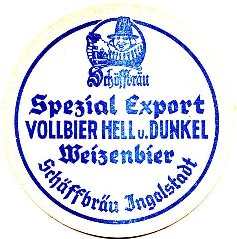 ingolstadt in-by ingo sch�ff rund 1b (215-3 biersorten-blau)